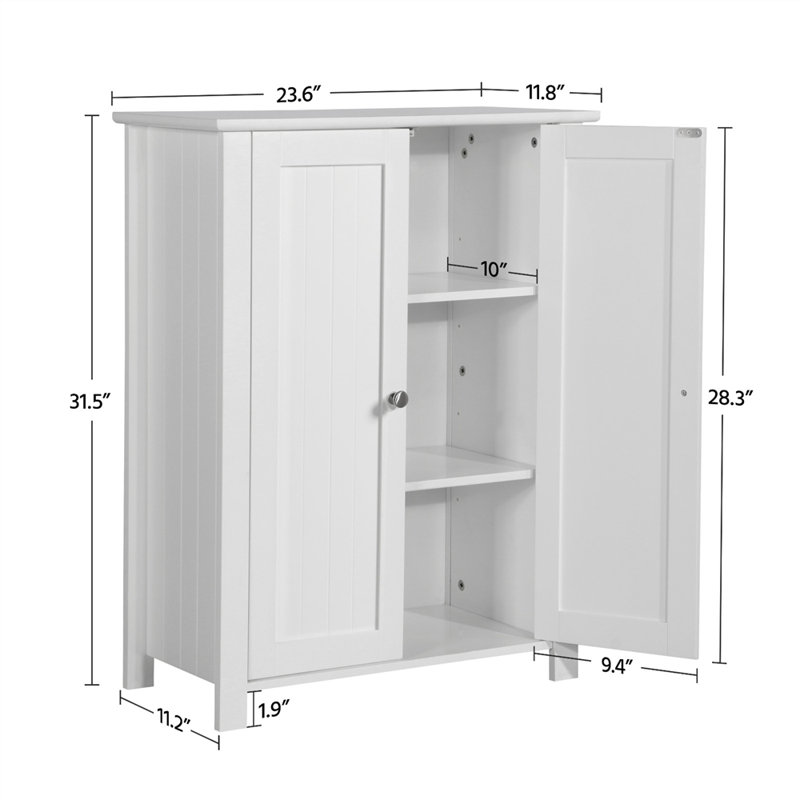 Charlton Home® Annia Freestanding Bathroom & Reviews Wayfair